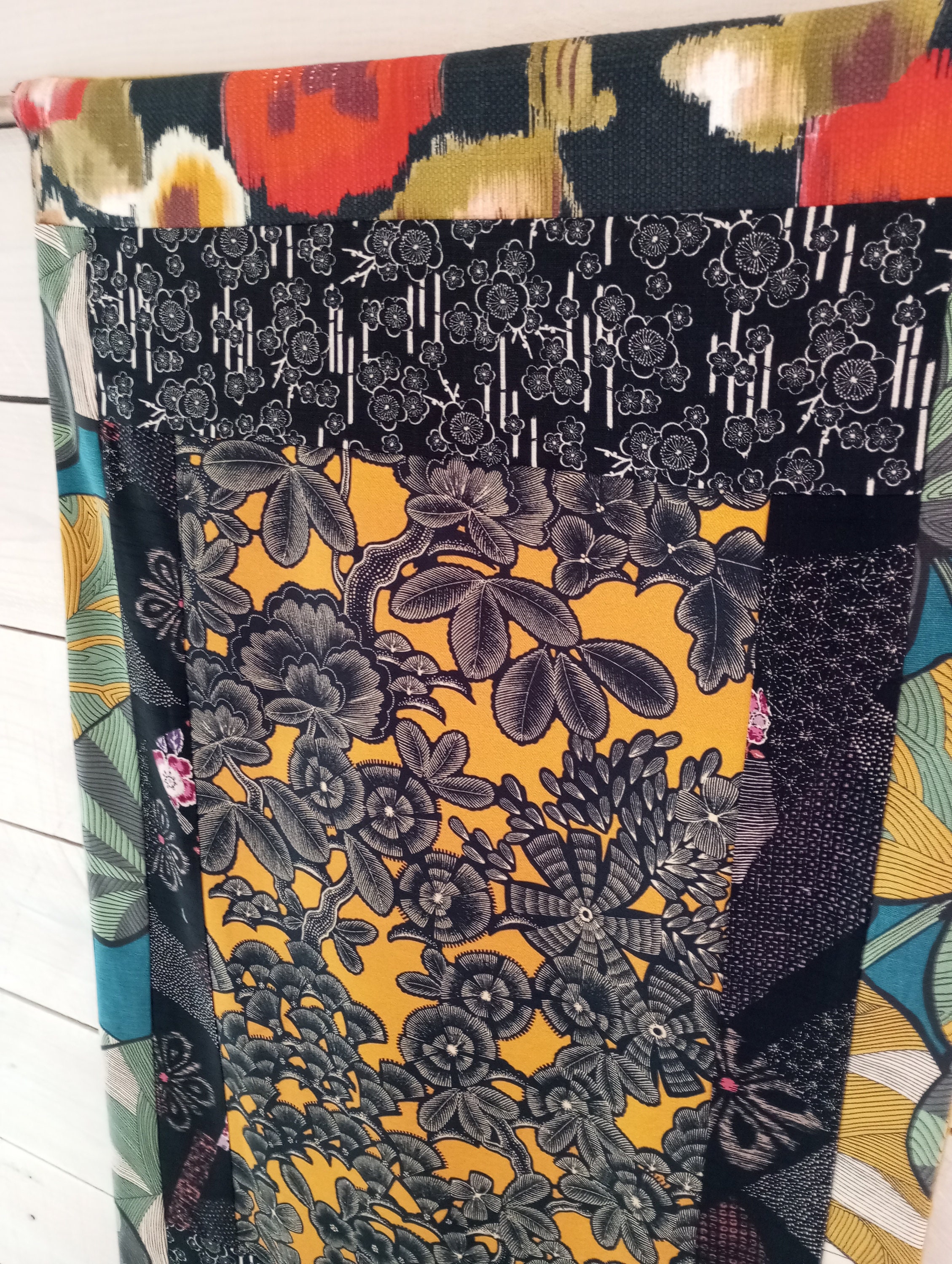 Yoga Mat Bag, Japanese Fabric lemon 