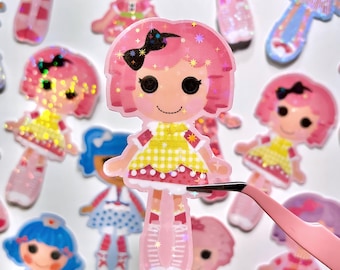 Holograficzne naklejki winylowe Lalaloopsy
