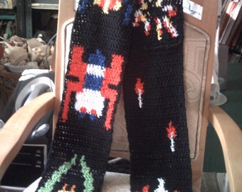 Arcade style Galaga Scarf- made to order slot