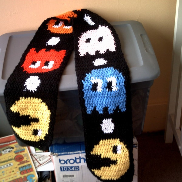 Pac Man Scarf -made to order slot