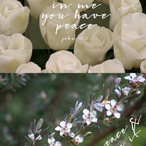 Floral Printable Scripture Cards for Christian Planners and Bible Journaling image 2