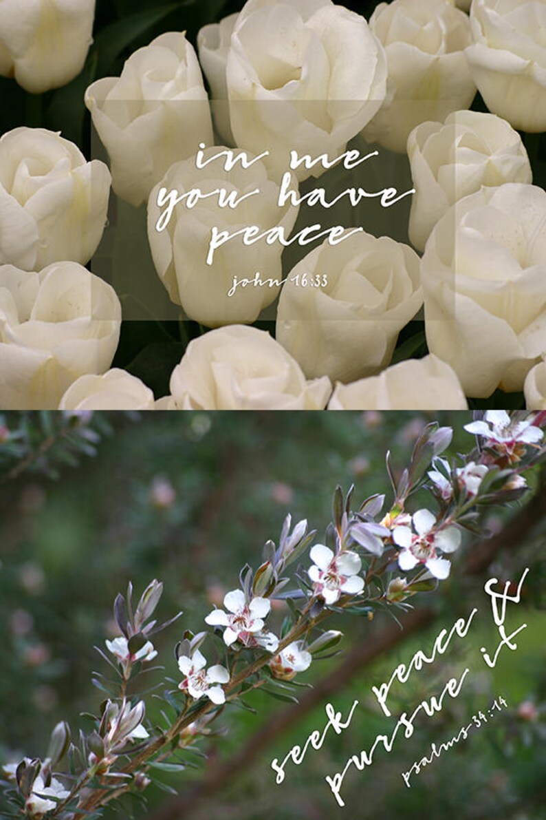 Floral Printable Scripture Cards for Christian Planners and Bible Journaling image 2