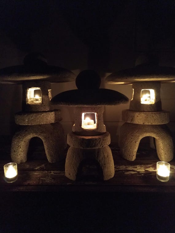 Hypertufa Garden Lantern 18