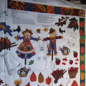 Autumn Applique, 1990s -by Dream Spinners, Fall Fabric Embellishments