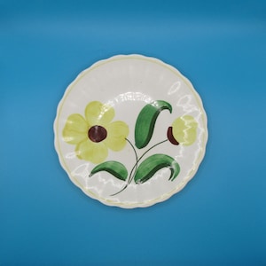Blue Ridge Bread Plate- Nocturne Pattern, 1940s, Southern Pottery