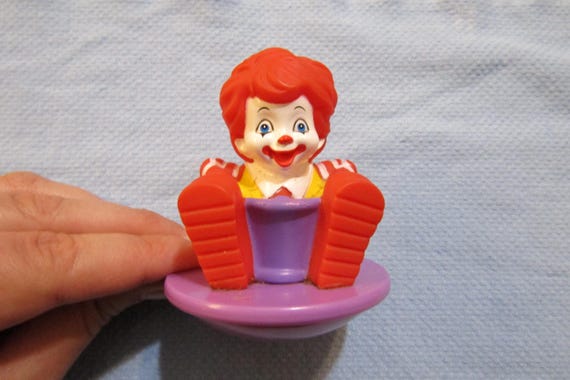 Ronald Mcdonald Toddler Toy Spinning Top- 2006 Happy Meal Toy - Etsy