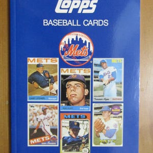 New York Mets topps  baseball cards book 1989