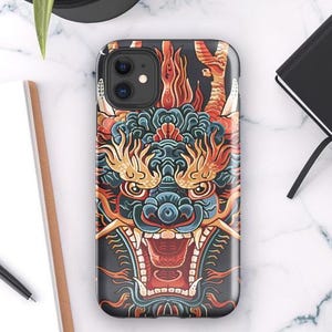 Chinese Dragon iPhone Case: Tough Protective Asian Art Cover