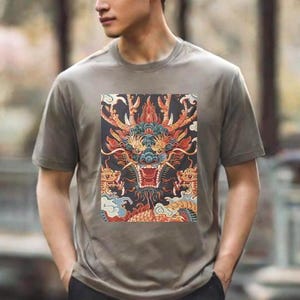 Chinese Dragon Tee | Ancient Mythology Art | XS-5XL | Asian Dragon Graphic Unisex t-shirt