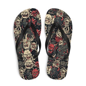 Gothic Flip Flops - Etsy