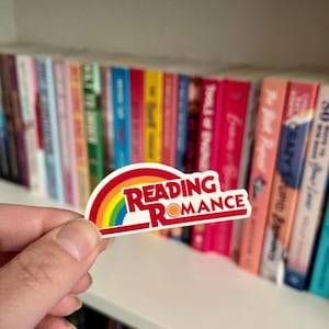 Reading Romance | 90s Kid Sticker | Funny Millennial Sticker