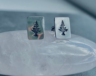 Evergreen Tree Post Earrings