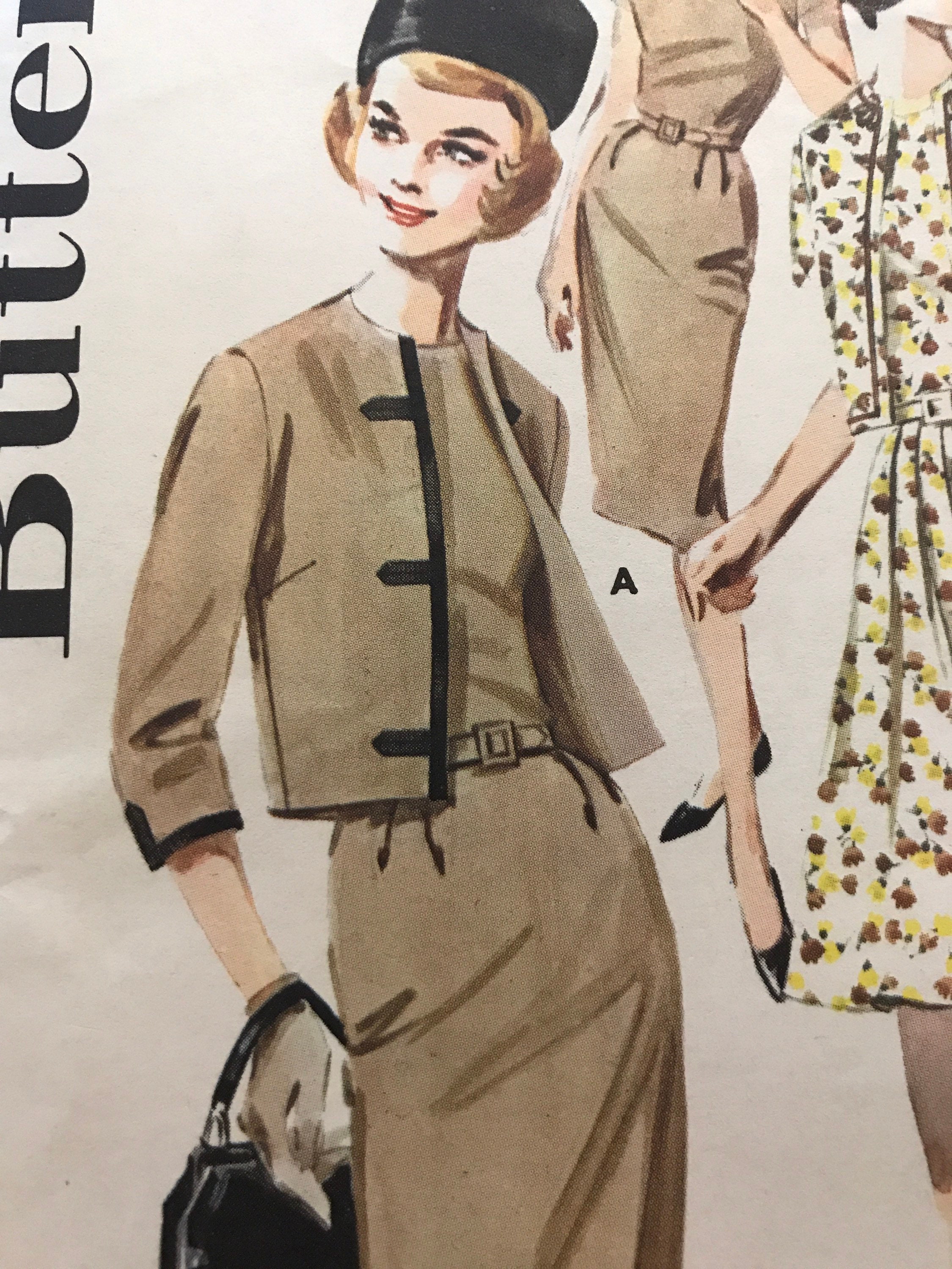 BUR6465  Burda Style Sewing Pattern Misses' Collarless Jacket