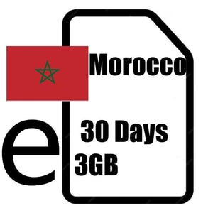 Morocco eSIM 3GB for 30 Days - DIGITAL Travel eSIM