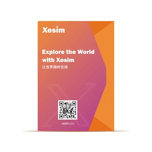 XeSIM Physical SIM – eSIM Activation for All Phones Alternative to 5ber - X1 version: includes 5 free downloads