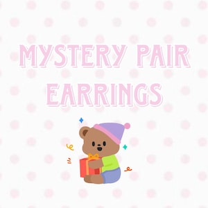Hypoallergenic Earrings, Mystery, Random, Birthday Gift, Christmas Gift, Gifts for Her, Handmade Jewelry, Gifts for Friend