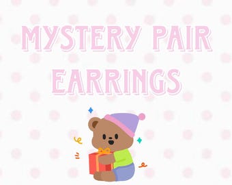Hypoallergenic Earrings, Mystery, Random, Birthday Gift, Christmas Gift, Gifts for Her, Handmade Jewelry, Gifts for Friend