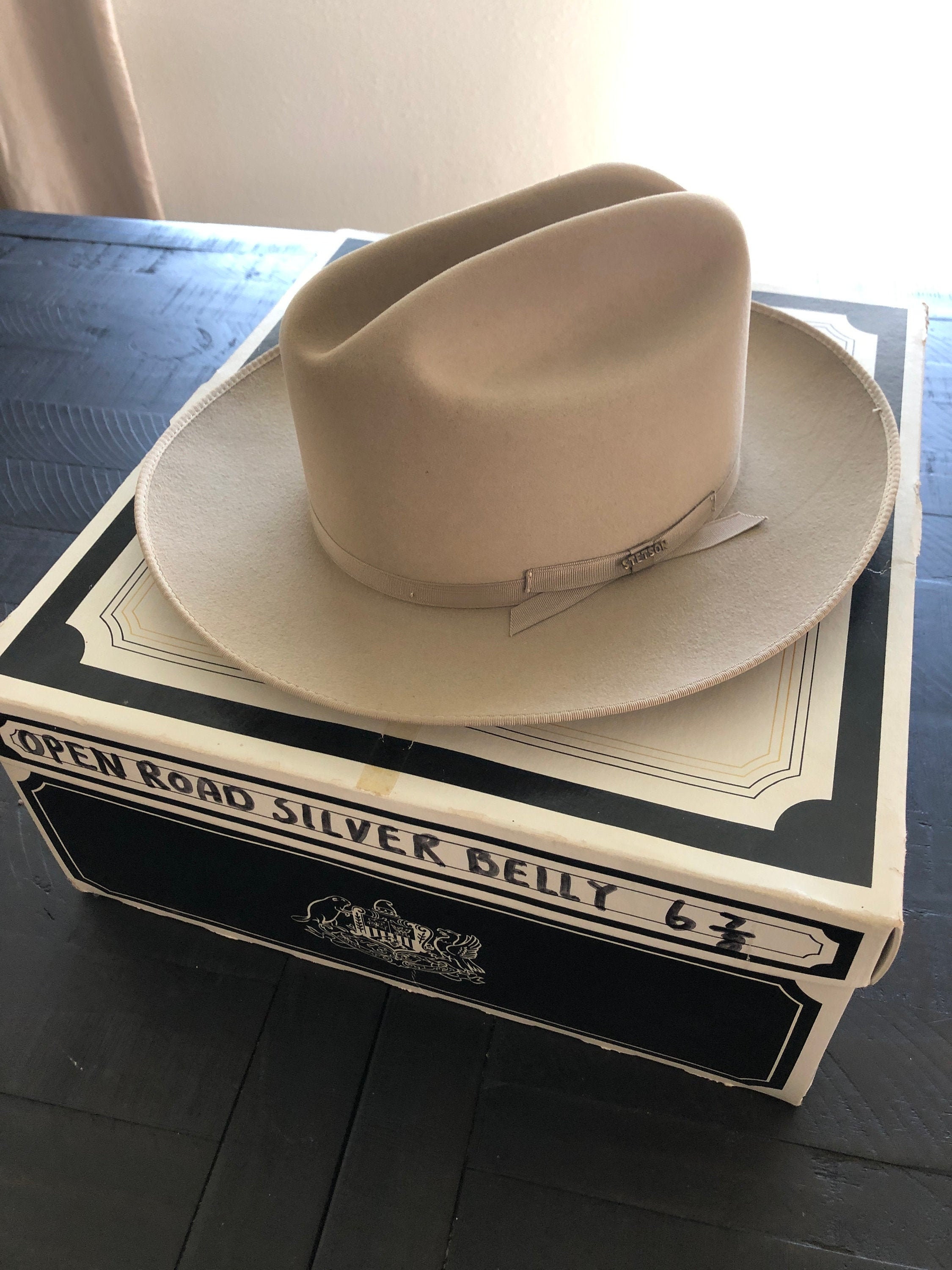 VINTAGE STETSON Belly Western RARE Road - Etsy España