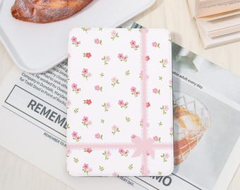 Étui pour Kindle personnalisé à motif de roses avec/sans dragonne pour Kindle Paperwhite du 12/11/2011, personnalisé Kindle 2022/2024, étui colorsoft, cadeau personnalisé