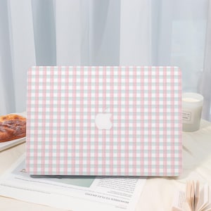 Custom Flaid Pattern MacBook Case,MacBook Case For Pro 13-14-15/16,Macbook Case For Air 11/13/15,Personalized Logo/Name Macbook Case