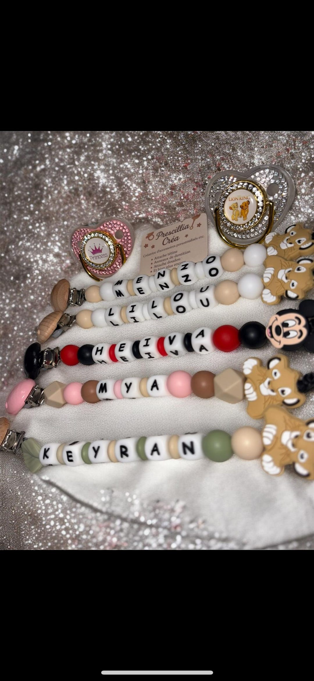 Pacifier Clip - YOUR CHOICE | Keychain - Personalized - Pacifier Clip ...