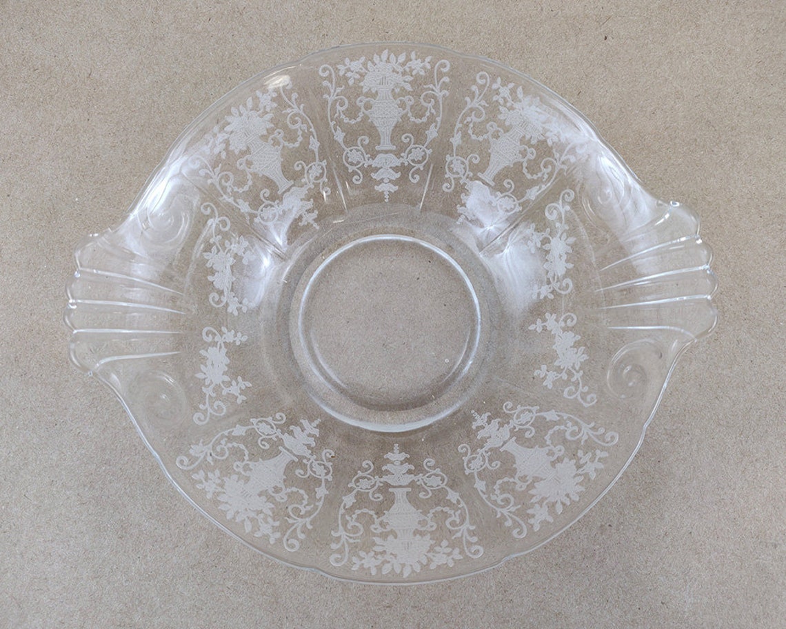 Fostoria Florentine 6inch Bowl with Handles Cereal Bowl Etsy