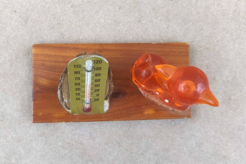 Souvenir Deer Thermometer from Greene Iowa Deer Knick Knack Souvenir Thermometer