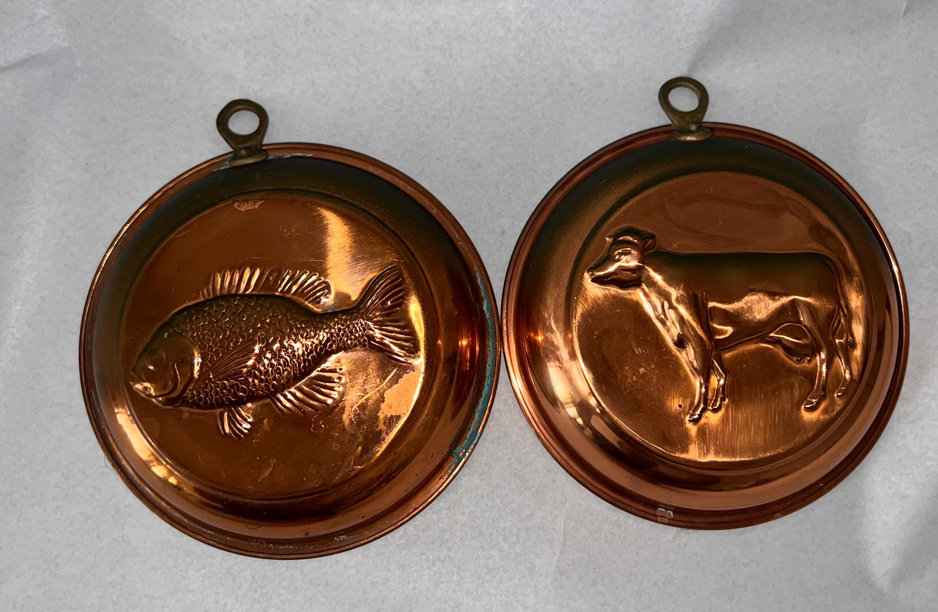 Antique Copper Molds - Etsy