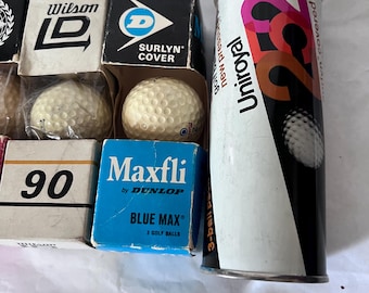 Vintage 90s Golf Balls Uniroyal, Maxfli, Spalding, Wilson,