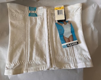 New Flexees Flattens Tummy 2 in 1 Reduces Waistline Large Instant Slimmer #6868