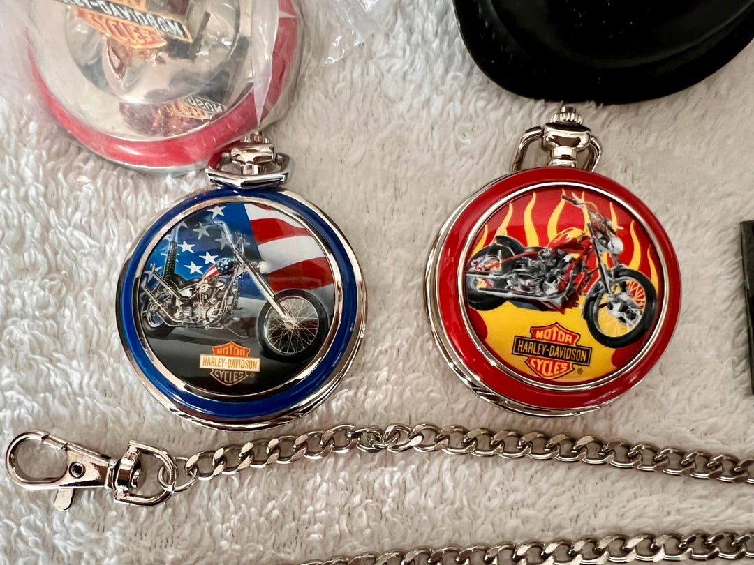 Harley Davidson Ultimate Chopper/billy Bike Pocket Watches