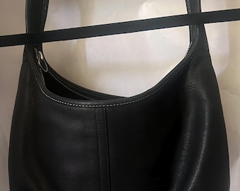 Vintage Coach Ergo 9221 Hobo | Black Glove-tanned Leather | Y2K