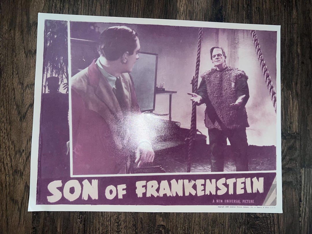 Son of Frankenstein - Movie Lobby Card, 11” X 14” - Etsy