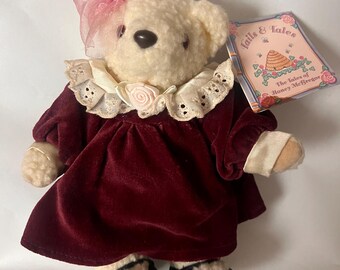 ヴィンテージ テディベア 抱きしめる ぬいぐるみ 腕を上げる グレー