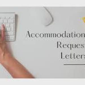 College Accommodation ADA Letter Template 504 plan