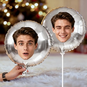 Custom Foil Balloon with Photo, Personalized Face Balloon, Balloons for Wedding, Birthday & Bachelorette Party, Custom Party Balloon Gift