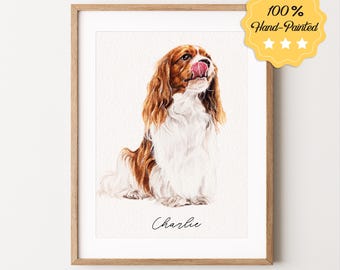Mini retrato de mascota personalizado en acuarela, retrato de perro a partir de una foto, retrato de mascota pintado a mano, pintura de mascota, retrato de perro personalizado, regalo conmemorativo para mascotas