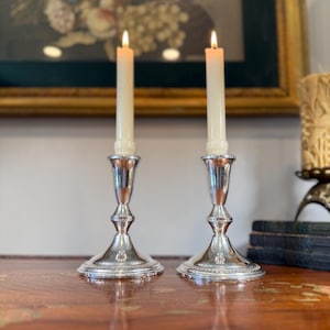 Duchin Sterling Silver Candlesticks - Etsy