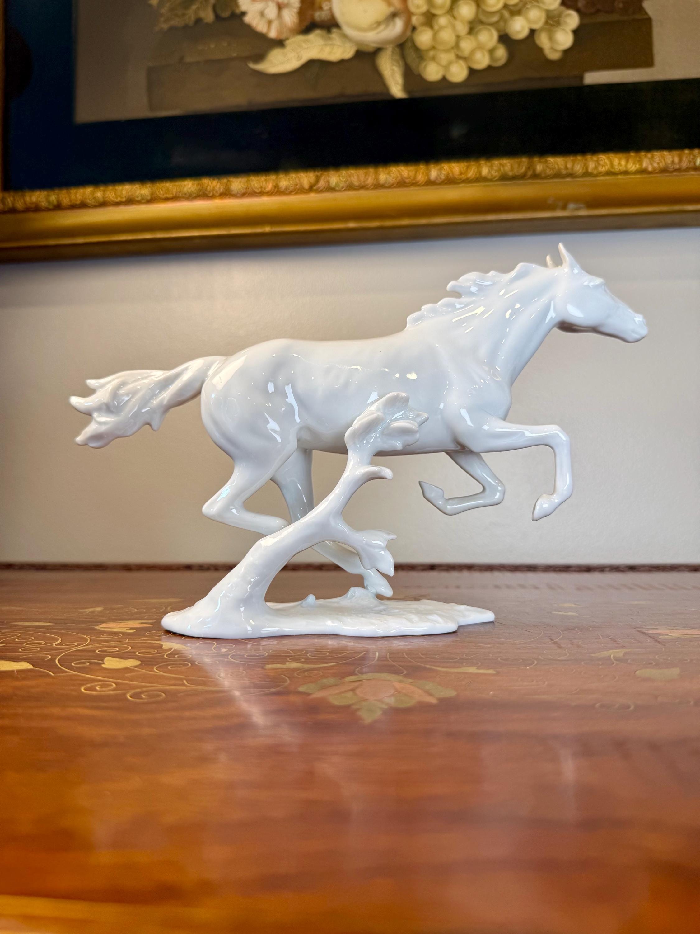 German Porcelain Horse - Etsy