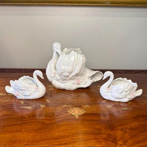 Dresden Swans - Etsy