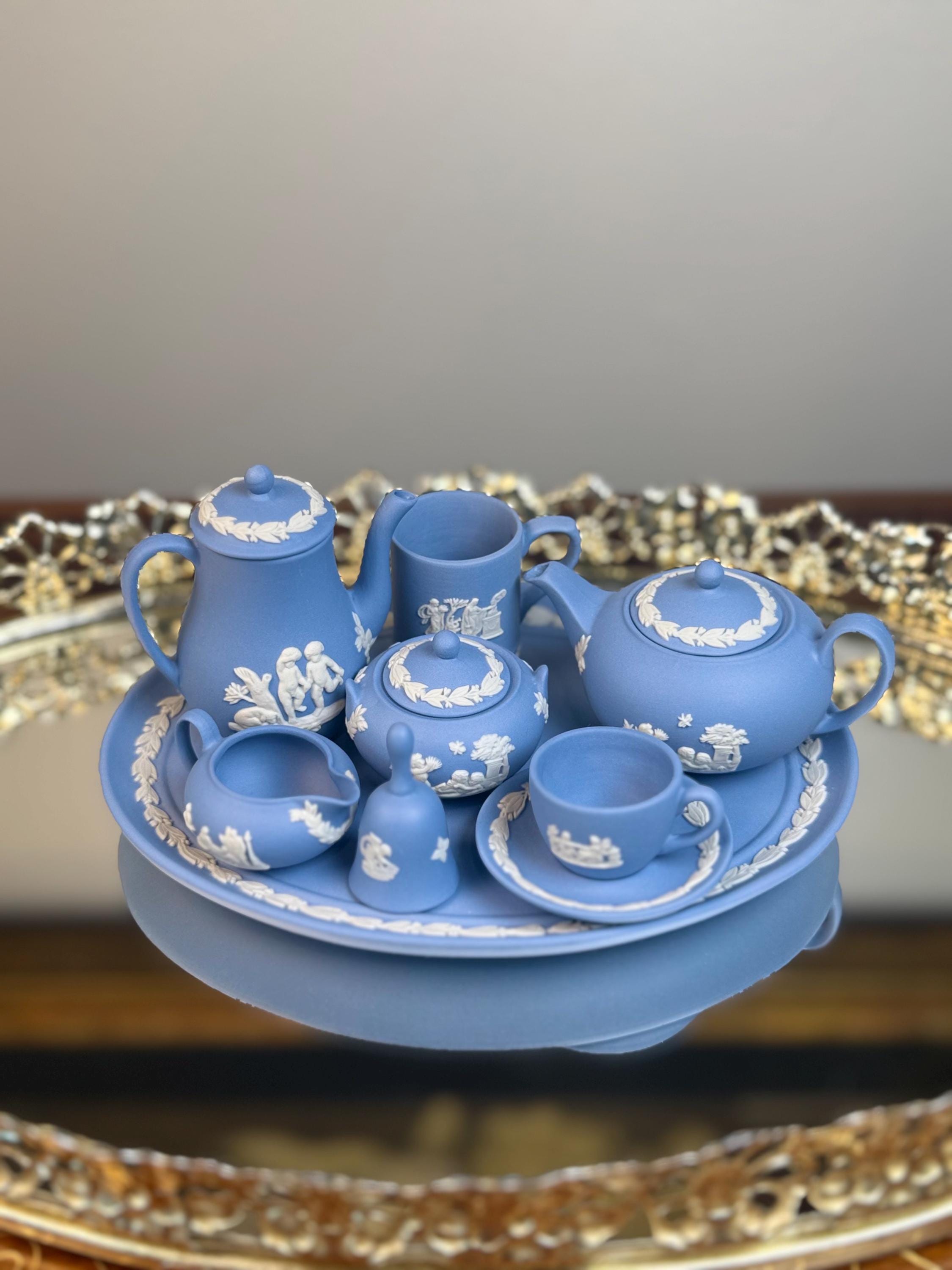 格安‼️ Jasperware Blue Collection Wedgwood Jasperware Blue Miniatures - Etsy