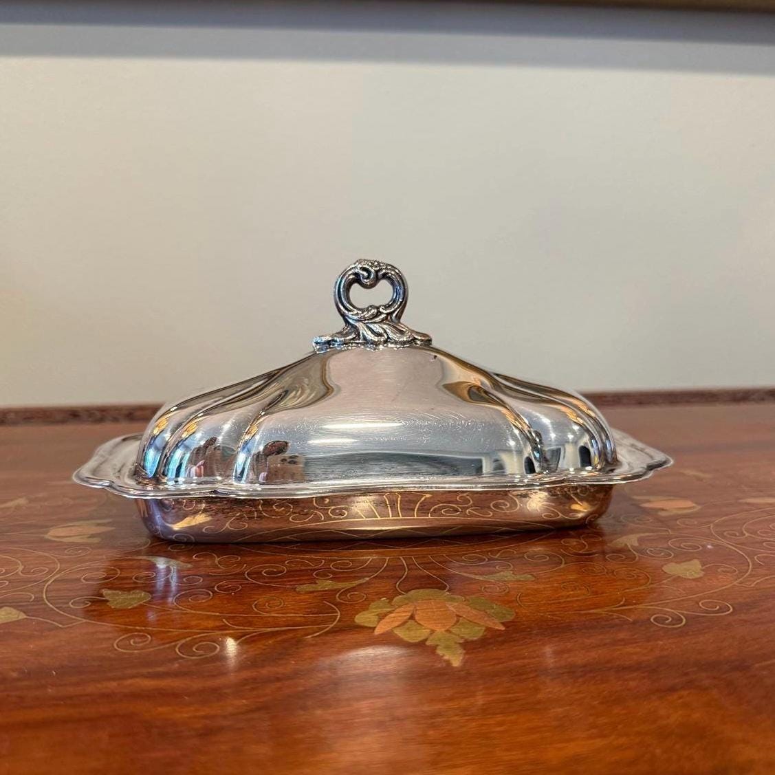 Fb Rogers Silver Butter Dish - Etsy