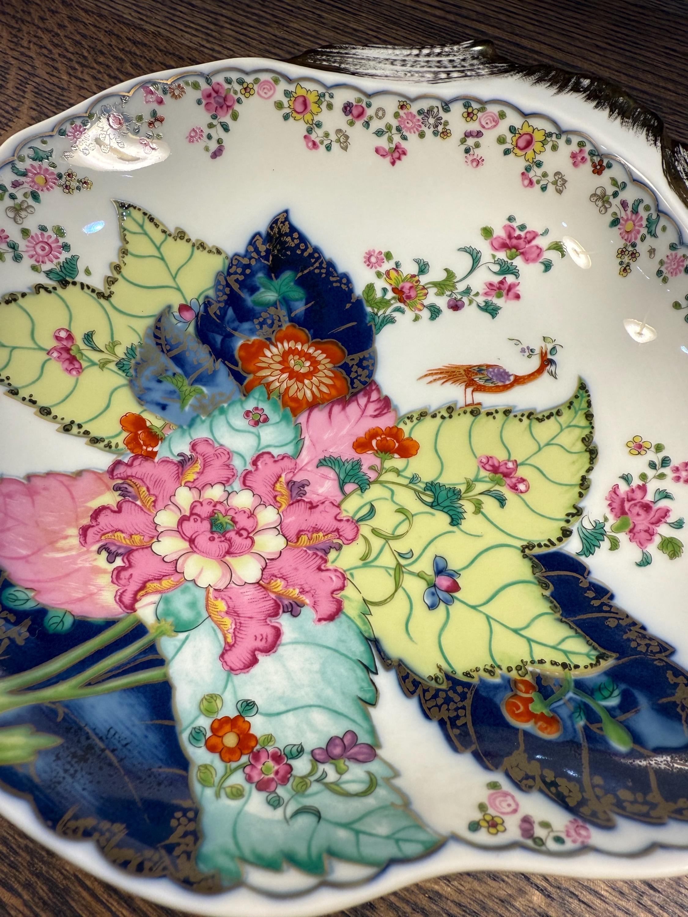 vista alegre tobacco leaf Mottahedeh Tobacco Leaf Shell Dish