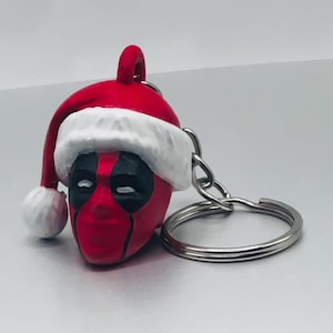 Dead-Pool Christmas Keychain