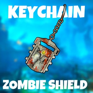 Cod Zombies ZOMBIE SHIELD Keychain