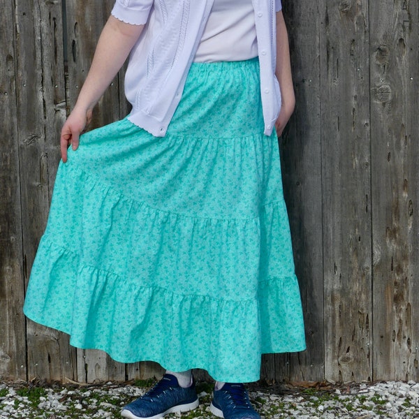 Long Skirt Etsy