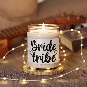 Bride Tribe Scented Candle, Bridesmaid Gift, Bachelorette Party, Bride tribe Candle, Soy Candle