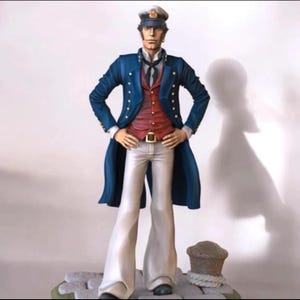 Figurine Résine 1/10 – Ancien Pilote Homme Avec Longue écharpe – Kit Non Peint Et Non Assemblé – Modèle Miniature Pour Maquettistes
