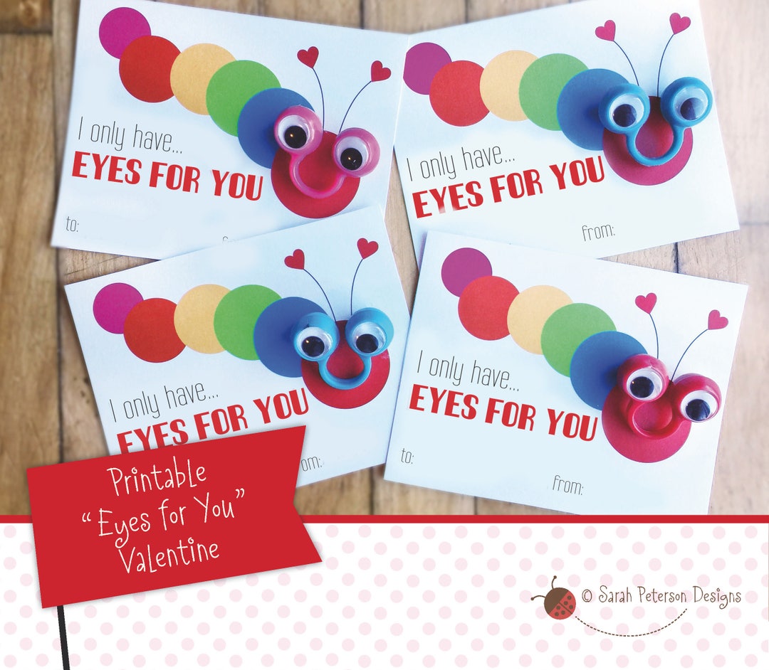 I Only Have Eyes for You Valentine Valentine's Day Cards - Everyday Party  Magazine