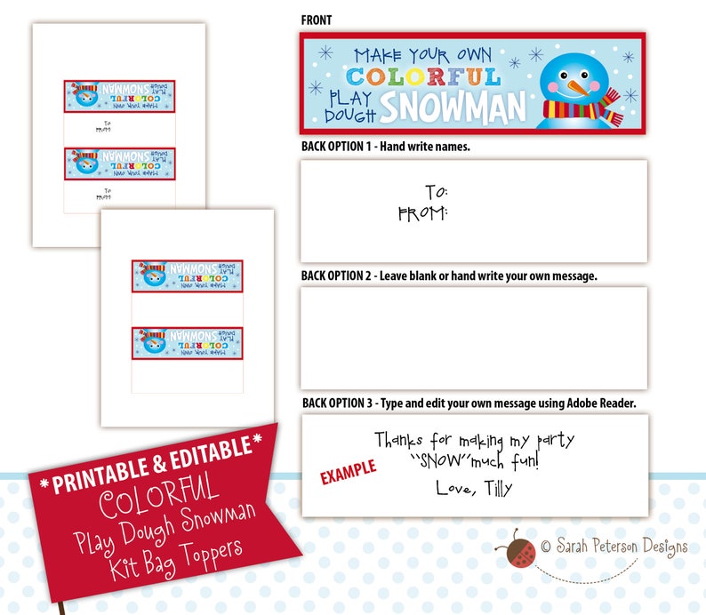 Instant Download PRINTABLE EDITABLE Make Your Own | Etsy